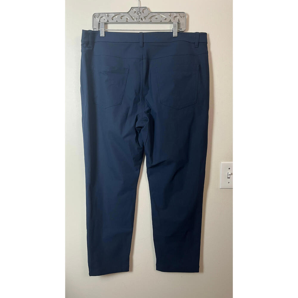 Lululemon ABC Slim-Fit Trouser *Warpstreme Size 36 True Navy - Picture 4 of 6